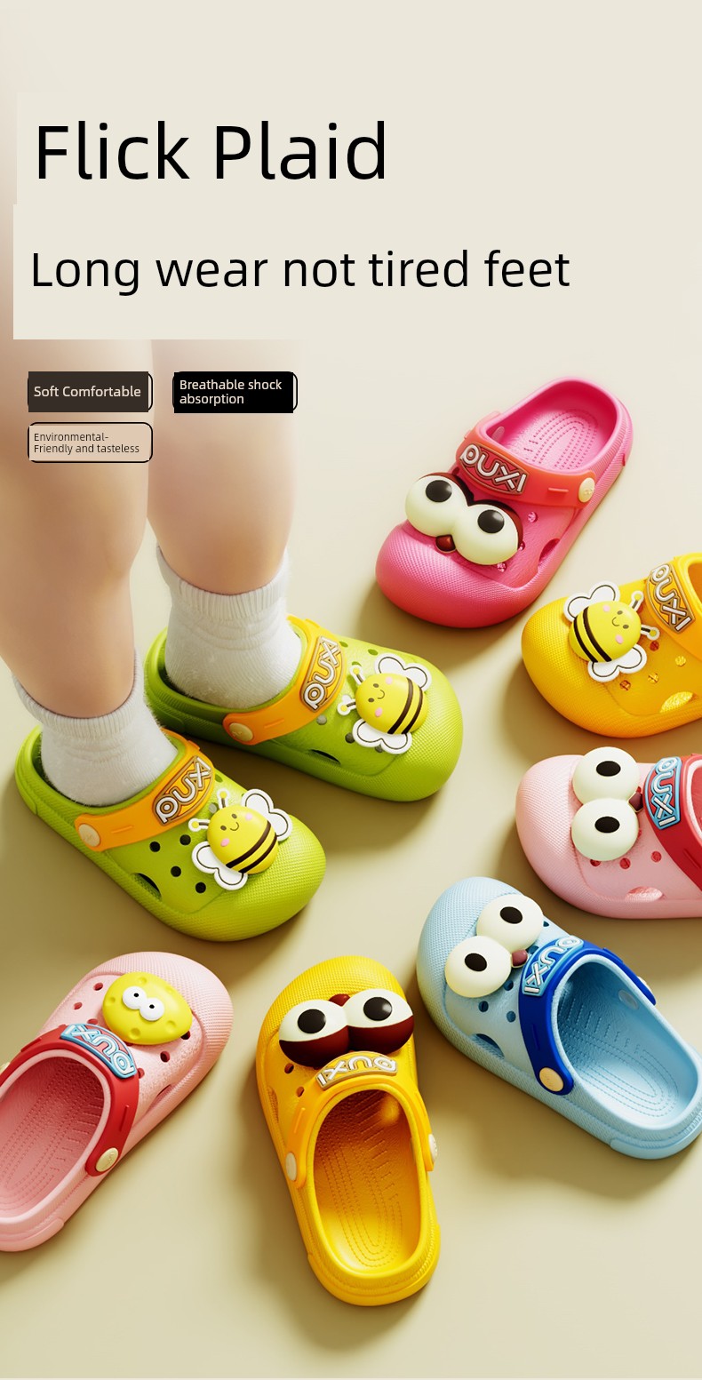 Puxi 2026 Clogs for Children, Boys and Girls, Summer Thick-Soled Height-Increasing Slippers with a Soft, Non-Slip Feel, Suitable for Outdoor and Beach Wear — 3