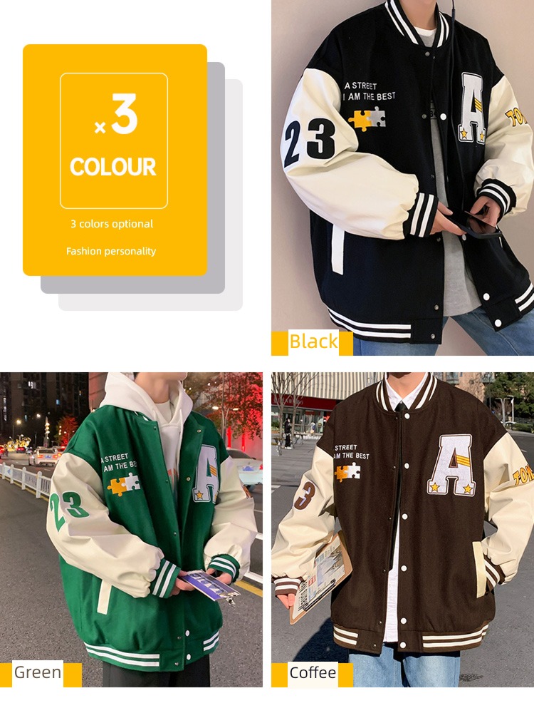 Chaopai winter easy schoolboy leisure time Jacket mlb