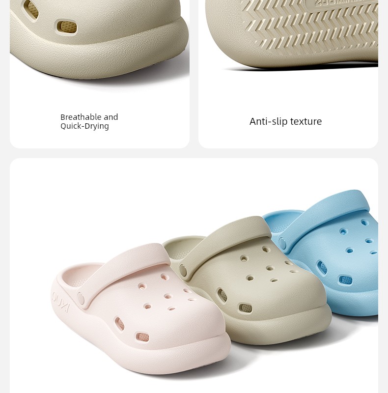 Puxi Yunmengze Children's Outdoor Non-Slip Slippers for Girls, Fashionable Closed-Toe Beach Clogs for Boys, Quick-Drying Water Shoes — 24
