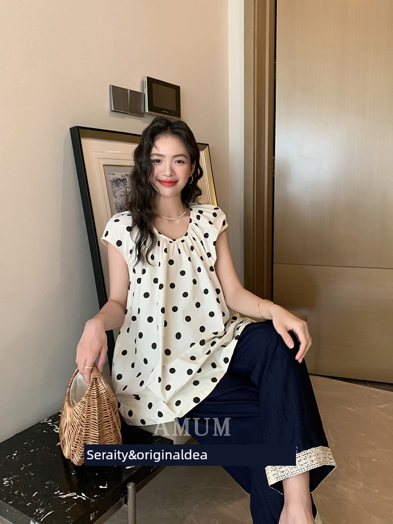 ◆ Amum Maternity Wear ◆ Summer Thin Pants~ Breathable Casual Pants, Long Pants with Drawstring, Slimming Wide-Leg Pants, Maternity Pants — 17