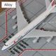 Alloy finished passenger aircraft model ornaments Air China Southern Airlines China Airlines Boeing B777/747/787 Airbus A350