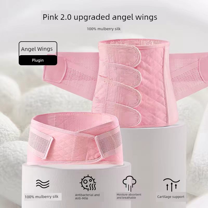 Manxi Abdominal Binder for Postpartum Body Shaping and Recovery, Waist Binder for Postpartum Women, Natural Birth and Caesarean Section Silk Binder — 7