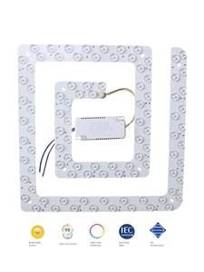 Square LED Light Wick Replacement Refill the Lamp Disc Lamp Beads with Magnet round Ceiling Lamp Accessories Transformat