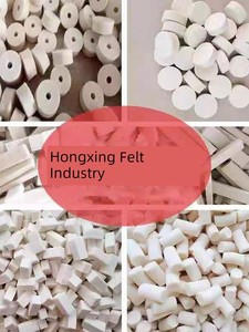 High-Density Industrial Wool Felt Sealed Dust-Proof Oil-Absorbing Lubricating Ring Pad Strip Polishing Abrasion Resistan