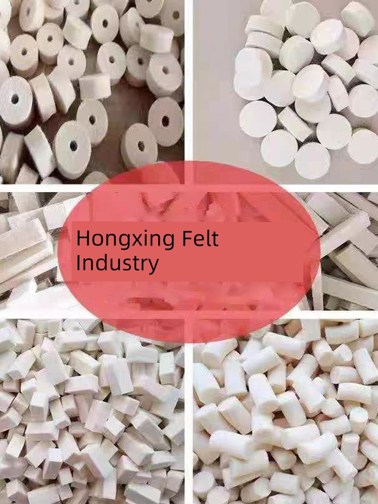 High-Density Industrial Wool Felt Sealed Dust-Proof Oil-Absorbing Lubricating Ring Pad Strip Polishing Abrasion Resistant Temperature-Resistant Shock Absorption Pressure-Resistant
