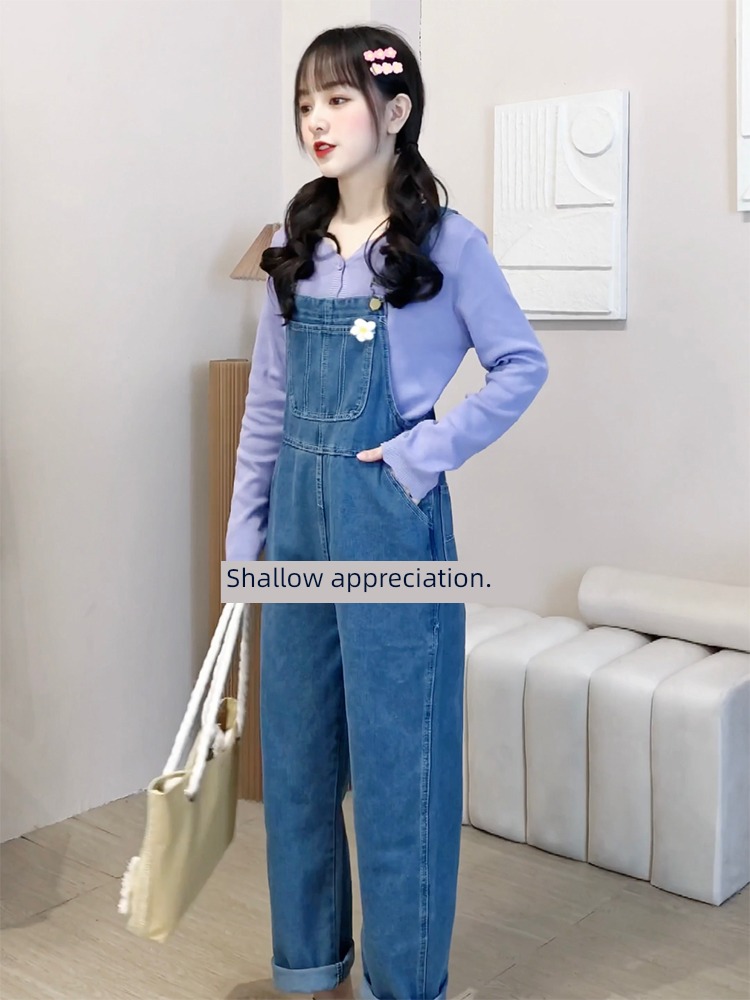 Pachachi High waist Fashion cowboy rompers Conjoined