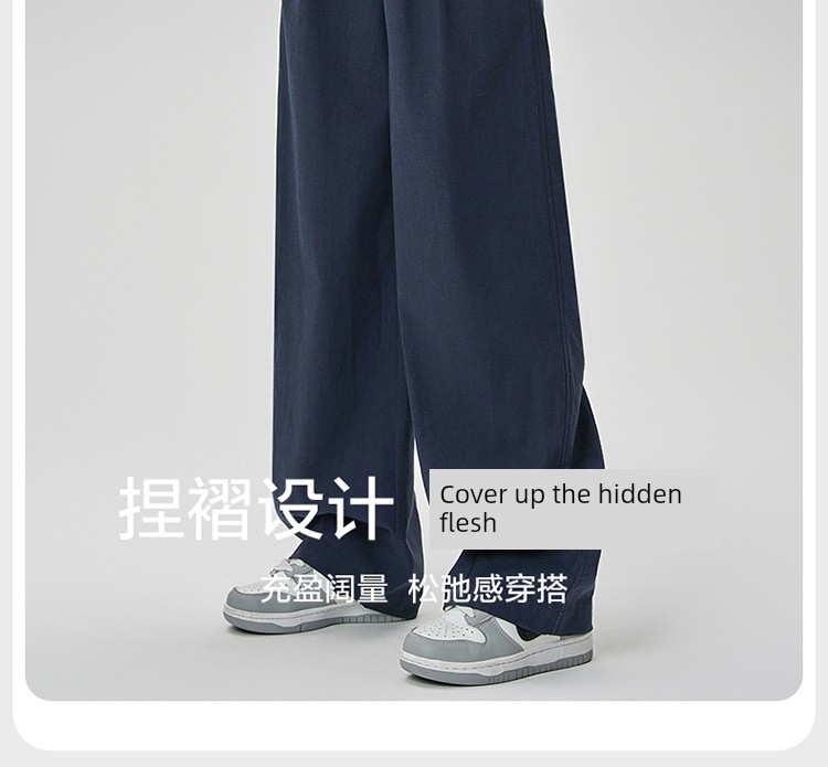 Maternity Pants for Autumn That Don'T Squeeze the Belly, Wide-Leg Pants for Summer, Thin Straight-Leg Pants for Pregnant Women, Petite Long Pants for Autumn — 9