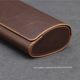 Crazy Horse leather Japanese retro handmade glasses box portable anti-pressure storage box men's myopia glasses sunglasses sunglasses box