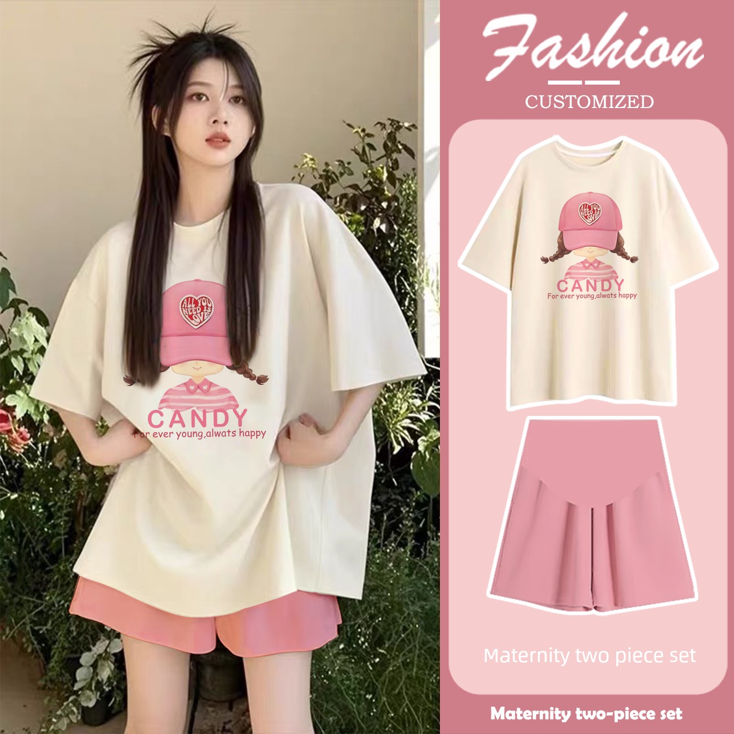 Maternity Set for Summer 2026: New Trendy Tops for Stylish Moms, Maternity Wear That Doesn'T Show Pregnancy, with a High-End Feel, and Maternity Pants — 23