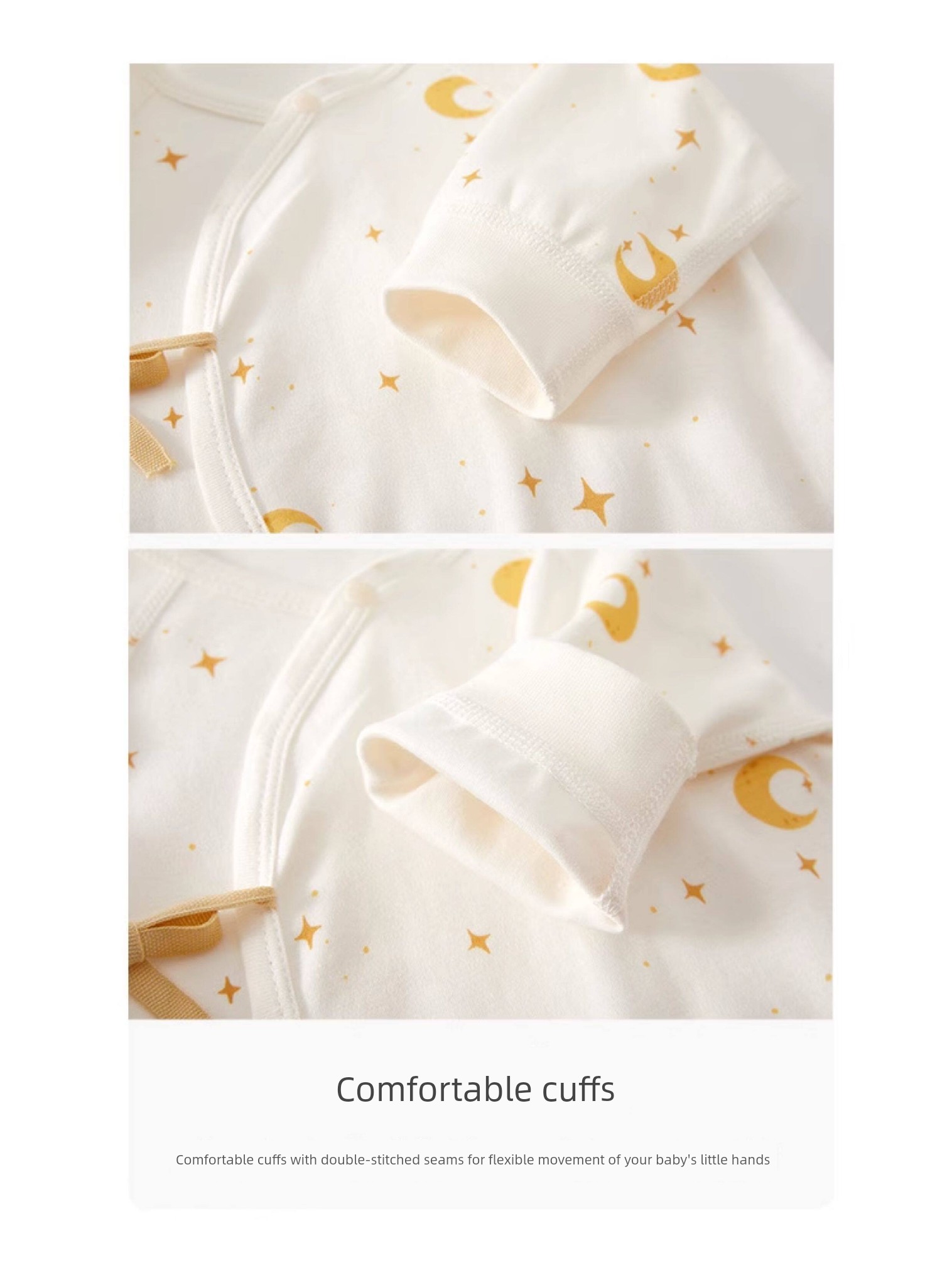 All-Cotton Newborn Monk-Style Clothing, Baby Clothes, Autumn Romper, Soft Long-Sleeve Sleepwear, Baby Jumpsuit, Two-Piece Set — 14