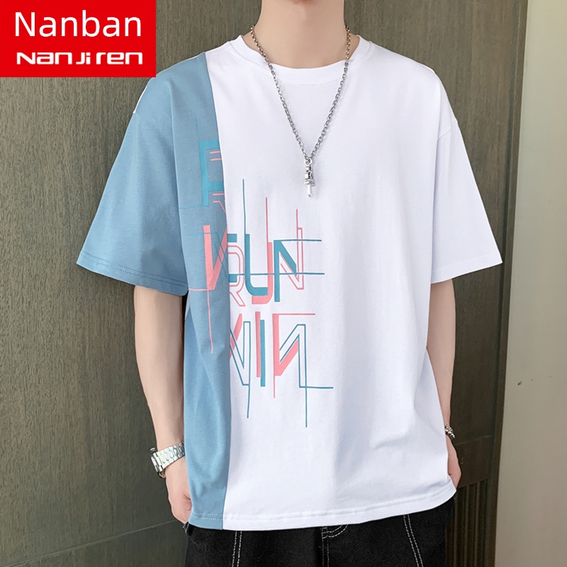 NGGGN man ins Port style Put on your clothes Short sleeve T-shirt