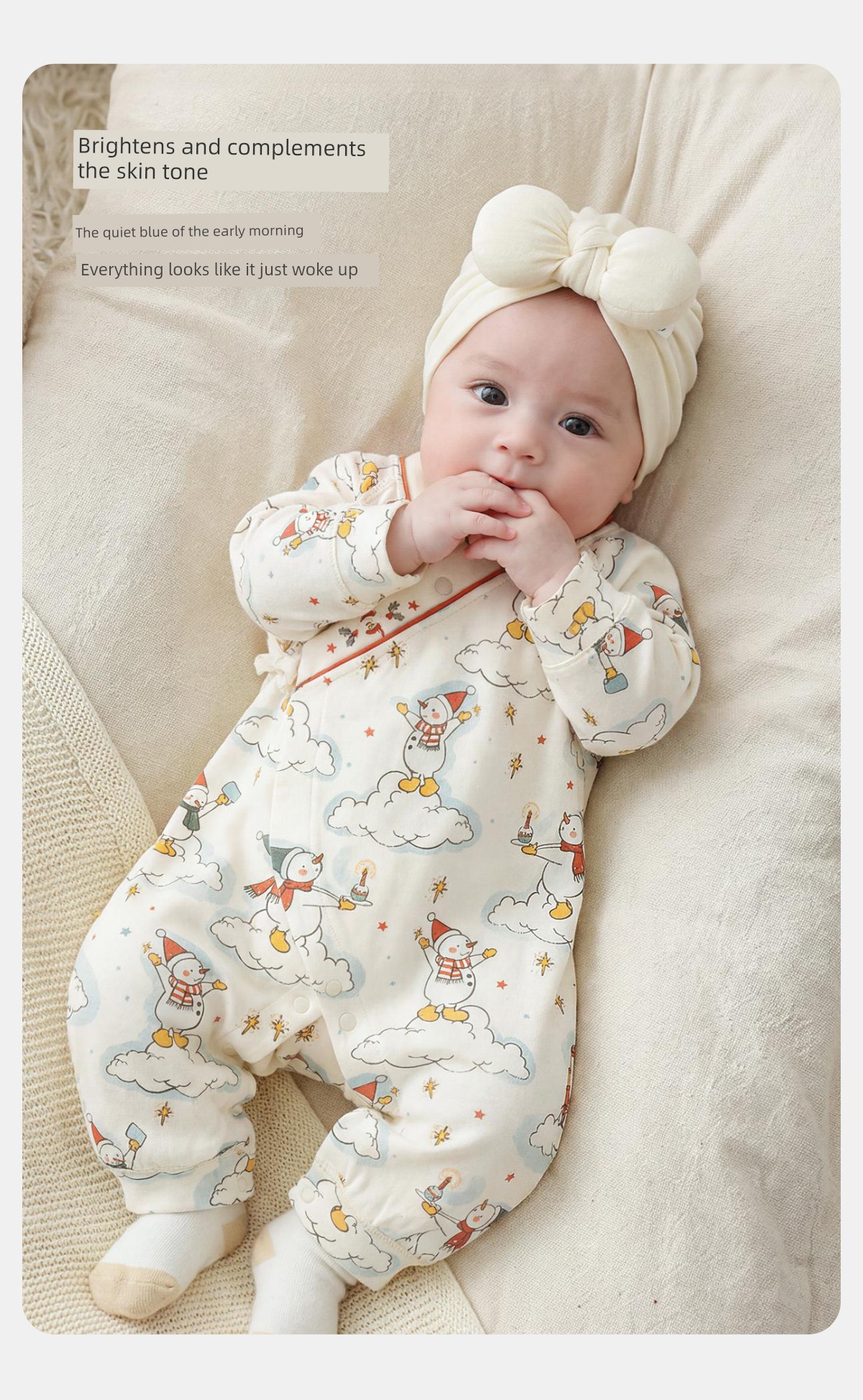 [Lin Shenshi Saw Lu] Aqpa AIPA Newborn Baby Clothes Jumpsuit Romper Pure Cotton Spring & Fall Baby Going out Clothes — 11