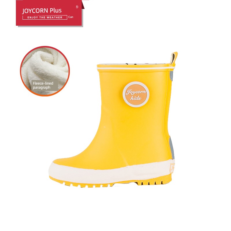 Joycorn plus Rain Boots Baby Rain Boots Waterproof Boys' and Girls' Rubber Shoes Children's Non-Slip Water Shoes Outdoor — 8