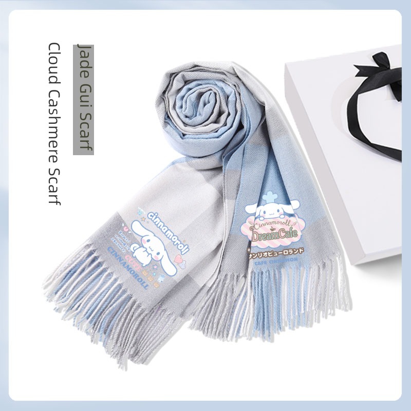 Cashmere girl student winter lovely Advanced sense Cinnamoroll