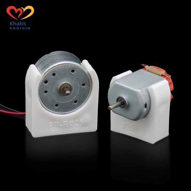 Multi-specimen white vertical motor bracket 130/300/370 motor plastic fixing seat toy installation base