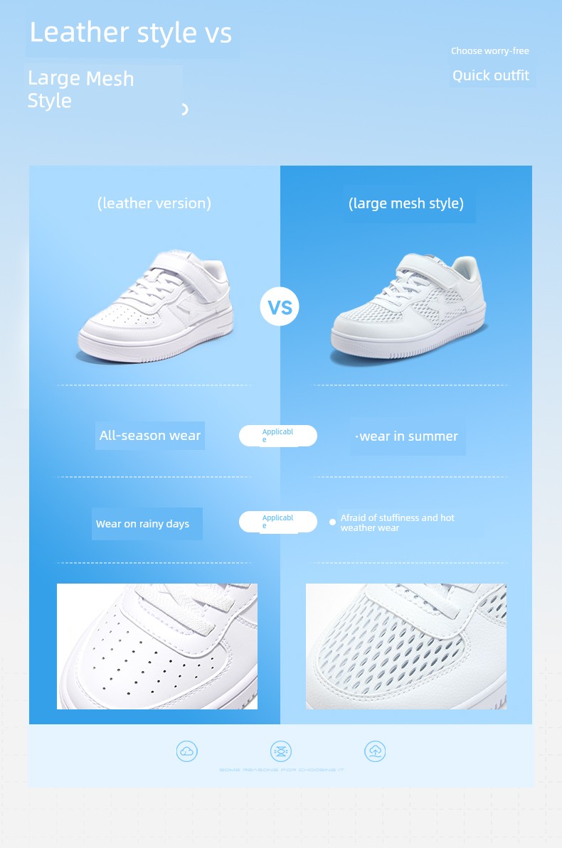 Xtep Children's Shoes, Kids' White Sneakers, Boys' Casual Shoes, New Spring and Autumn Models, Boys' Student White Sports Shoes, Girls' Shoes — 10