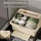 Miniso bowls, chopsticks, tableware storage box, bowls, plates, storage rack, bowls, plates, boxes, drain kitchen cabinet storage rack