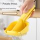 Manual mashed potato presser pounding and paste pressing potato pressing kitchen grinder gadget artifact vegetable juice extruder