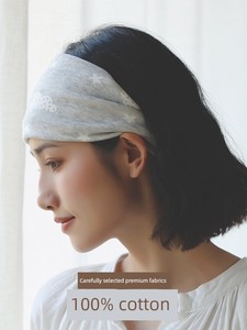 Charholo Postpartum Headband Pure Cotton Windproof Forehead Protector Warm Headband Eye Mask Spring Summer Autumn Matern