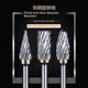 Carbide rotary file metal 3X6 grinding head hand drill grinding diamond drill bit electric file tungsten steel milling cutter