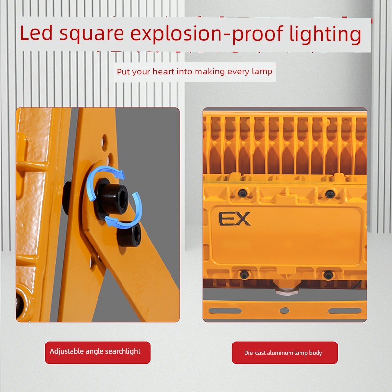 Ocean King 3C National Standard Led Explosion-Proof Light for Gas Stations, Warehouses, Workshops, Chemical Plants, Anti-Corrosion, Waterproof, Explosion-Proof Floodlight