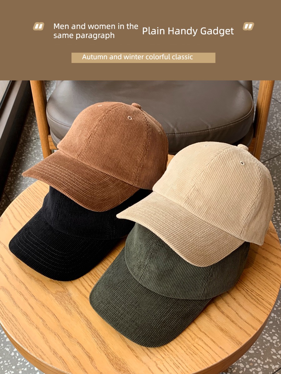 Hu stubble uncle self-control winter face without makeup Soft roof Baseball cap