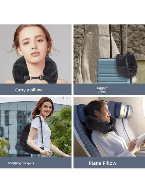 Fillable U-shaped pillow travel neck pillow case storage bag can fill clothes storage pillow filling clothes U-shaped pillow