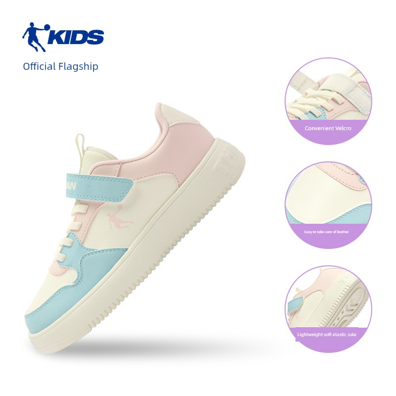 Jordan Kidsren's Shoes, Kidsren's Sneakers, Boys' White Shoes, 2026 Autum New Style, Girls' White Soft-Soled Shoes, Sneakers — 3