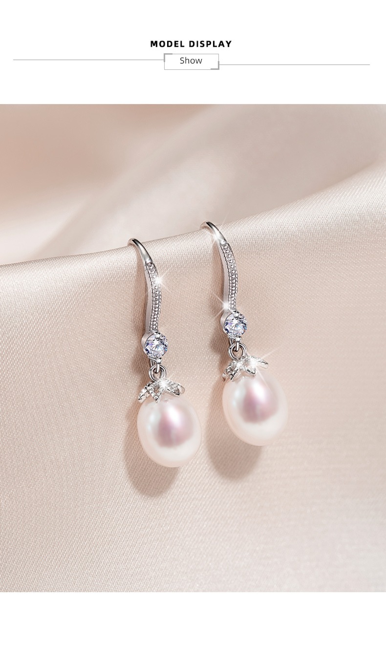 Earrings Earrings 2021 The new female Minority Pearl