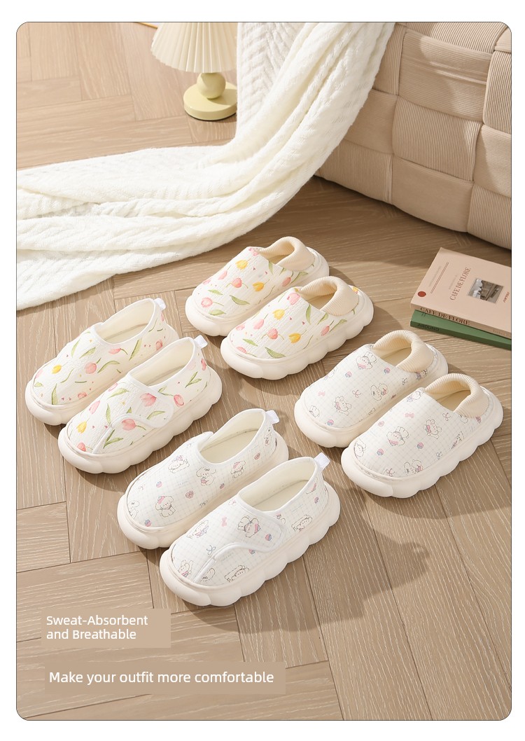 Jq Jingqi Maternity Shoes for Autumn, Postpartum Soft Sole Slippers, Non-Slip Breathable Maternity Shoes for Autumn and Winter — 23
