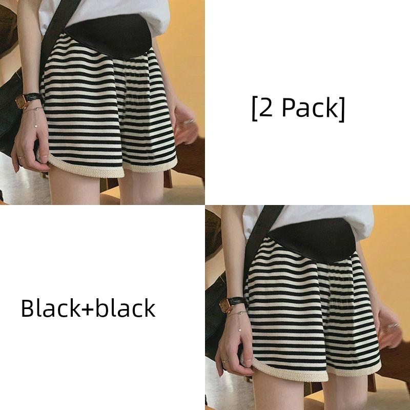 Maternity Shorts, Sleep Pants, Home Pants, Leggings, Anti-Exposure Safety Pants, Summer Thin Wide-Leg Pants, Casual Pants, Plus Size — 2