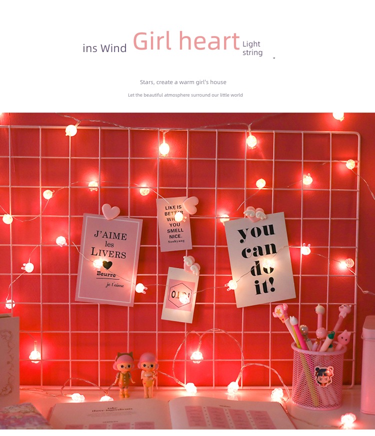 bedroom room Christmas Night light Internet celebrity stars LED