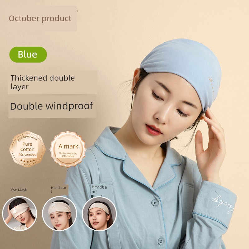 October Crystalline Fall and Winter Eye Mask Headband Forehead Protection Pregnant Women — 6