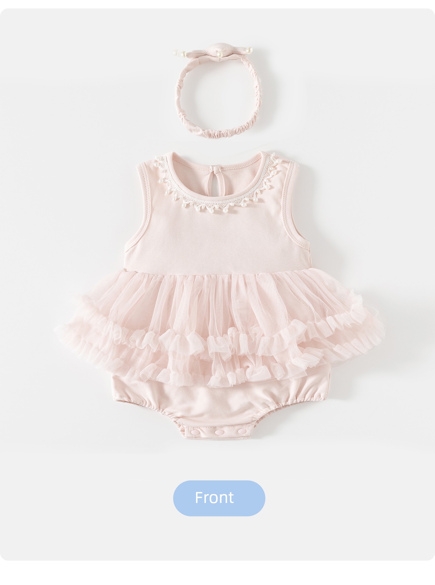 Baby Clothes, Summer Clothes, Baby Girl's One-Year-Old Princess Skirt, 100-Day Banquet, Infant Summer Thin Jumpsuit — 15