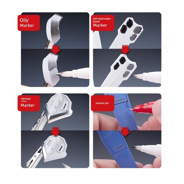 Meow Sword HOBBY MIO Model Soft Head Color Absorbing Marker Pen Full Series Color Replaceable Head Pointed Head