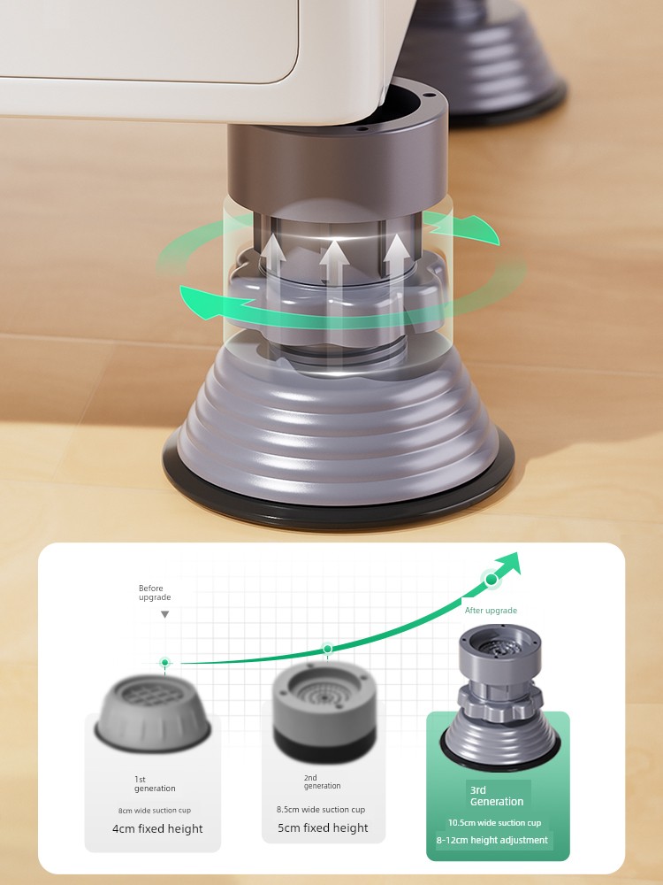 Little Swan Anti-Vibration Adjustable Height Washing Machine