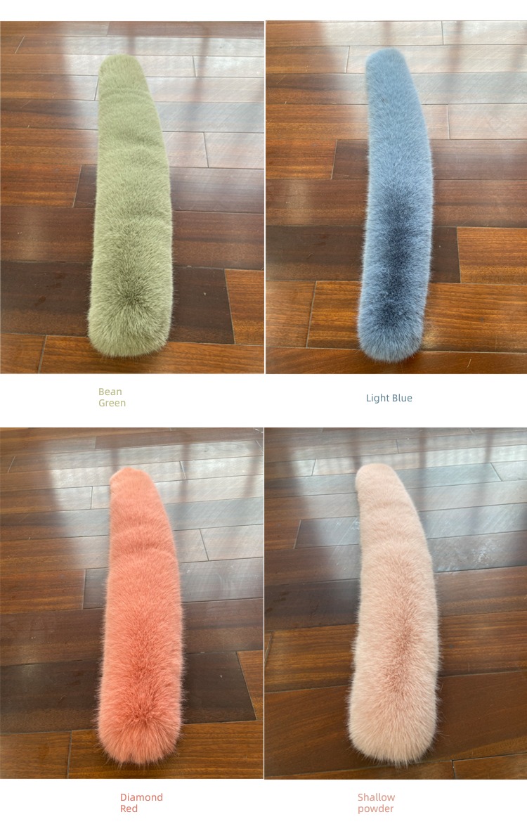 99% simulation Fur collar false Fox  Wool collar Parker Down Jackets Cotton overcoat single business currency environment protection white
