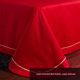 Single piece pure cotton wedding sheets, big red embroidered bedding, wedding bedding, solid color bedding, doll