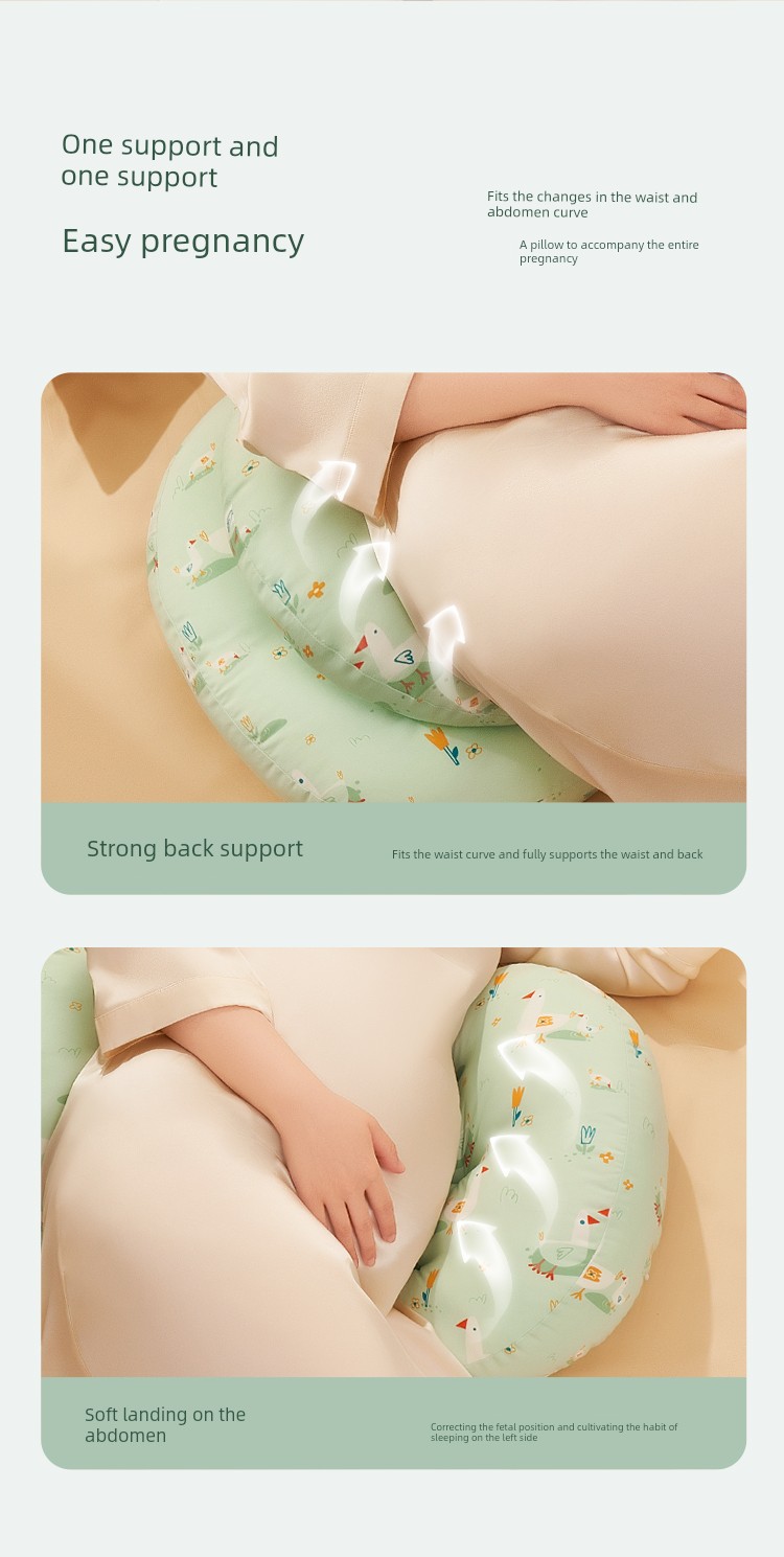 Pillow Mystery Maternity Pillow Waist Support Side Sleeping Pillow Abdominal Support Side Sleeping Pillow Uh-Shaped Pillow Backrest Pillow Special Pillow — 5