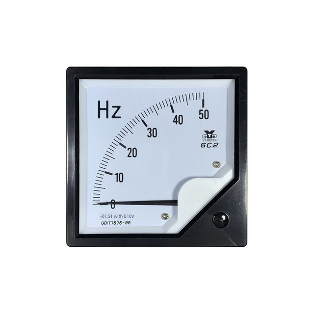 6c2 DC frequency meter hz input 10v pointer 50hz Hz 60hz 100hz 100% opening meter