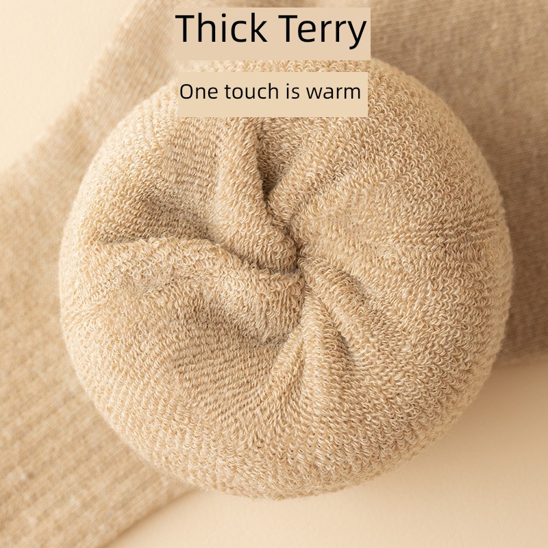 Hosiery children thickening Terry pure cotton keep warm Over the knee Socks