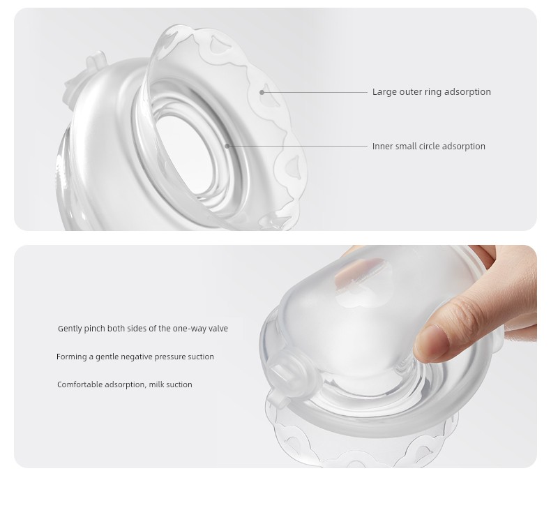 October Crystal Breast Milk Collector Manual Hands-Free Breast Pump for Pregnant Women with Leaking Milk, Milk Catcher, Anti-Overflow Breast Collector — 14