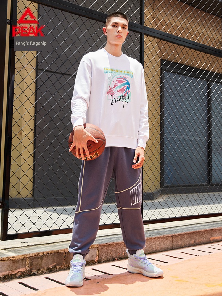 Peak male Round neck Bodybuilding Casual and versatile motion Sweater