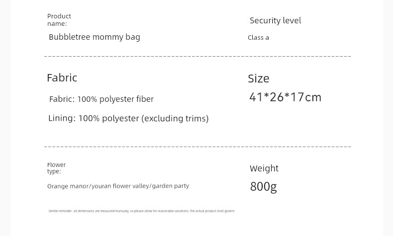 Bubbletree Mommy Bag Large Capacity Mother and Baby Lightweight Bag for Going Out New Style Multi-Functional Backpack — 56
