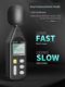 Deli noise meter detection decibel instrument noise tester sound instrument sound level meter measuring instrument volume measurement household use