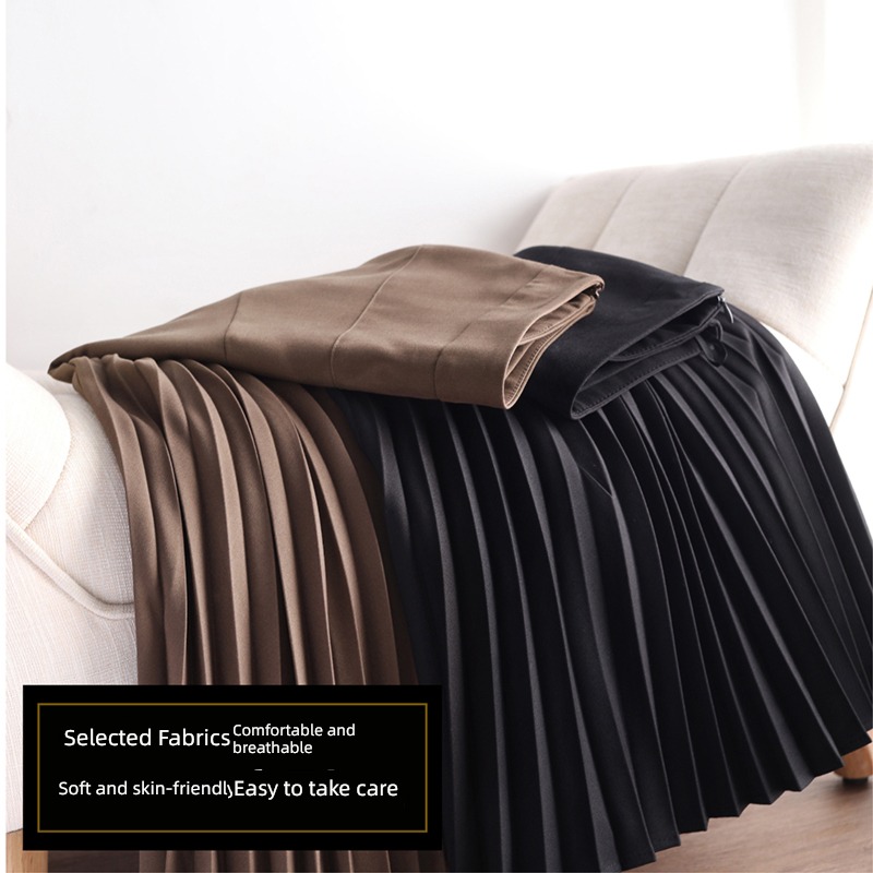 fashion Sagging sensation Show thin temperament Medium and long term A-line skirt
