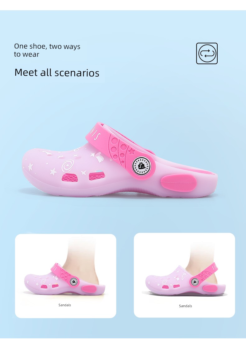 Tyrannis Children's Clogs Are Soft and Comfortable, Quick-Drying, Odor-Resistant, and Suitable for Both Boys and Girls for Beach and Seaside Use — 7