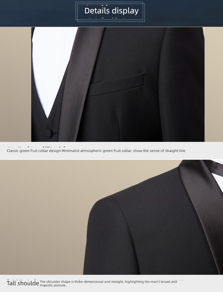 Romon show groom groomsman Pagoda Shiduo Self-cultivation formal wear