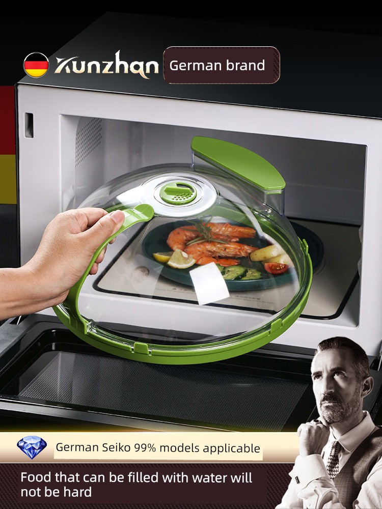 Food Grade Plastic Microwave Oven Heating Vegetable Cover Splash-Proof Cover