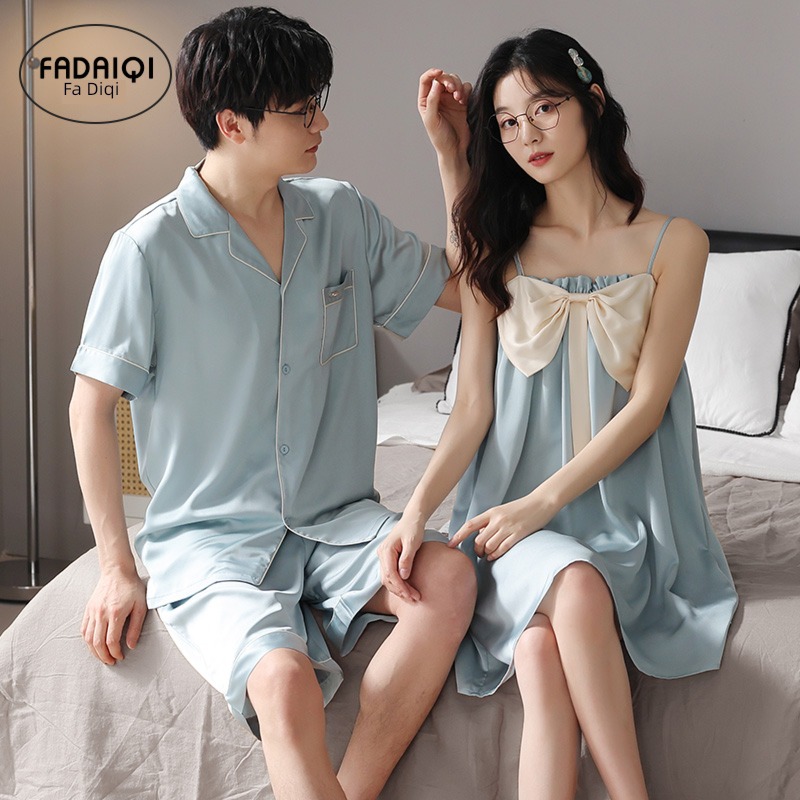 summer sexy camisole silk One man One lovers pajamas
